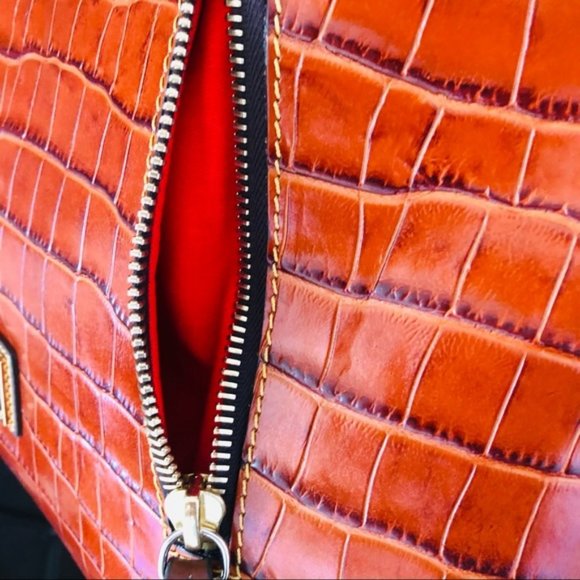 Dooney & Bourke Cooper Croc Hobo Shoulder Bag, NWT - Picture 8 of 16